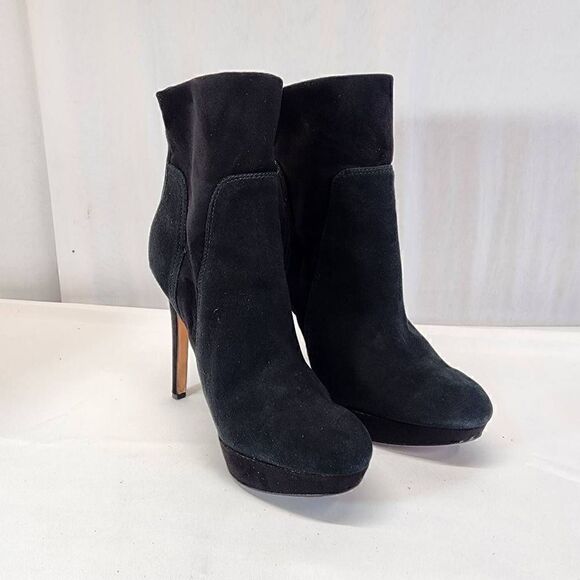 Sam Edelman Alyssa Black Heel Boots Size 9.5m - Picture 1 of 11